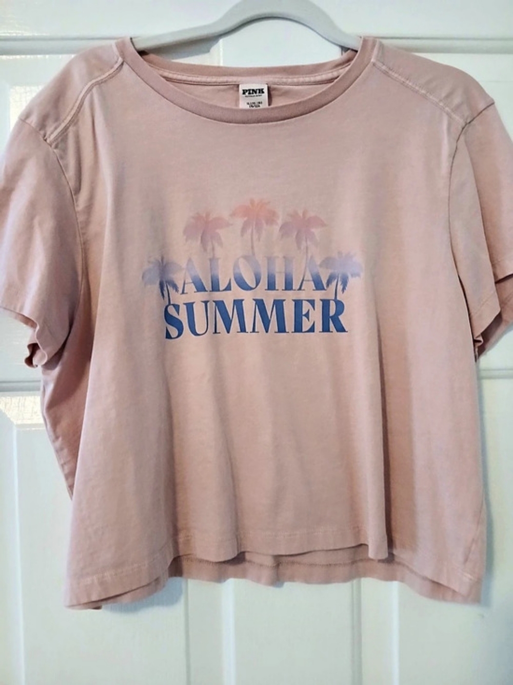 PINK Graphic Short Sleeve Tee in XL Like New